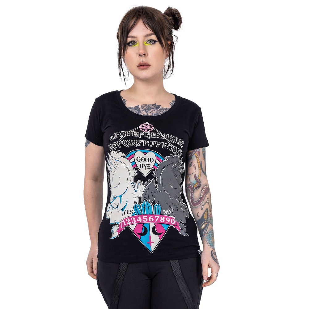 Cupcake Cult - SPIRIT BOARD Dames Tshirt - Zwart